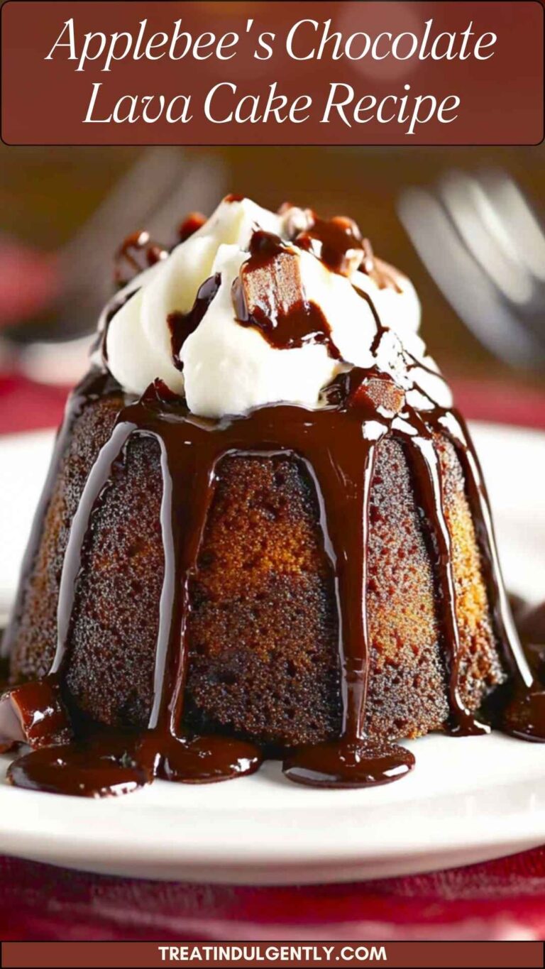 Applebee's Chocolate Lava Cake Recipe - Treat Indulgently