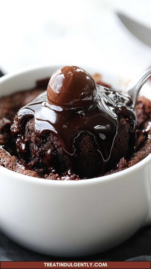 Chocolate Lava Mug Cake Copycat Recipe