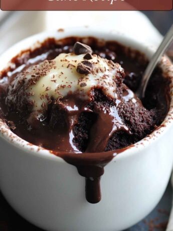 Chocolate Lava Mug Cake Recipe