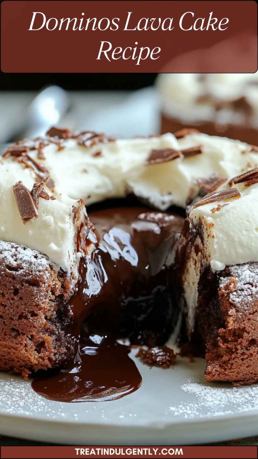 Dominos Lava Cake Recipe - Treat Indulgently