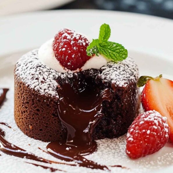 Mini chocolate lava cake recipe