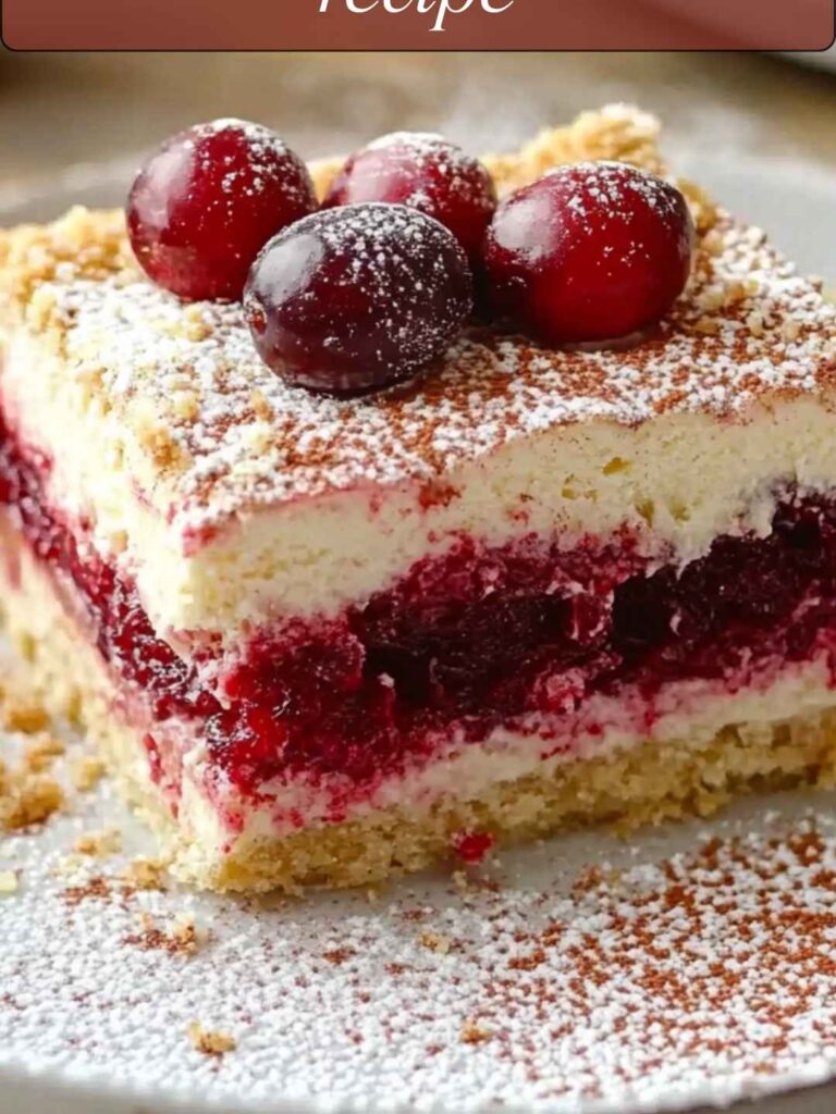 Cranberry tiramisu recipe