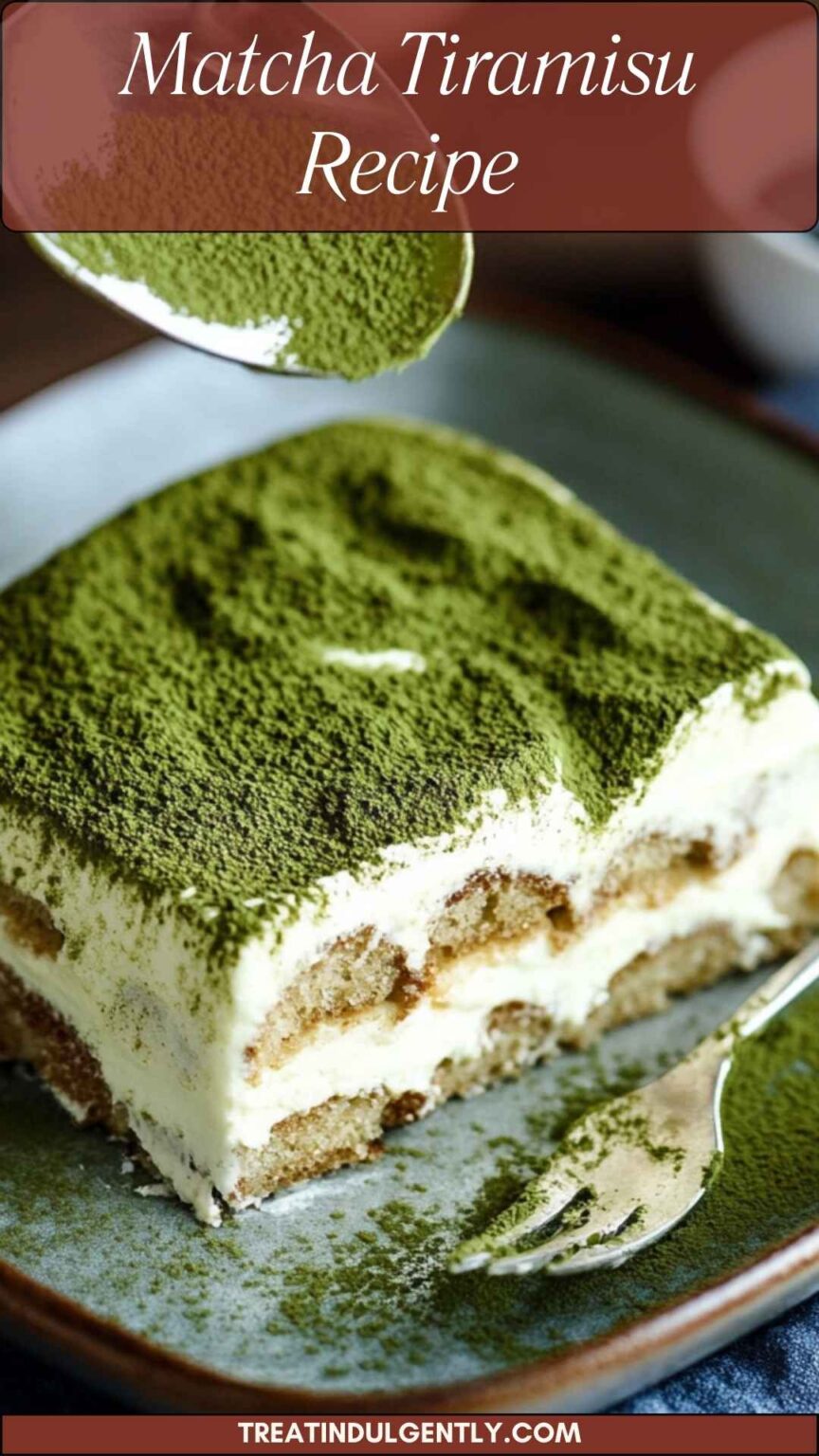 Matcha Tiramisu Recipe Treat Indulgently