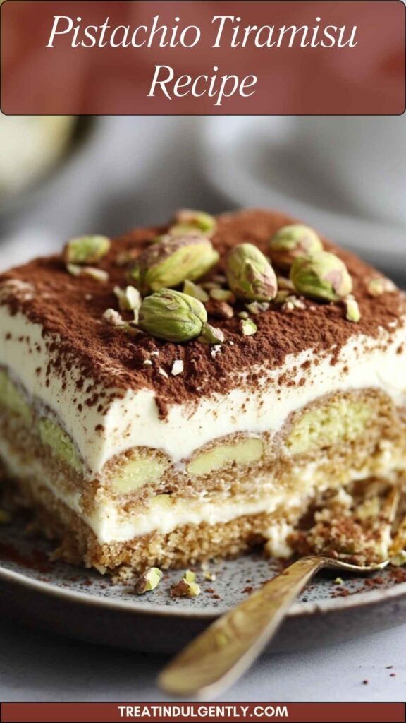 Pistachio Tiramisu Recipe