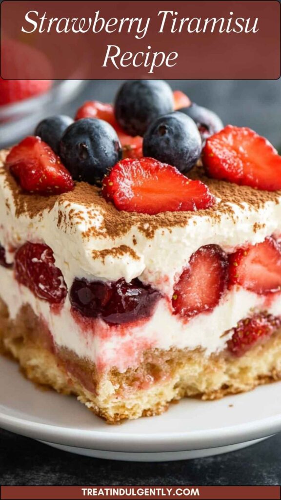 Strawberry Tiramisu Recipe