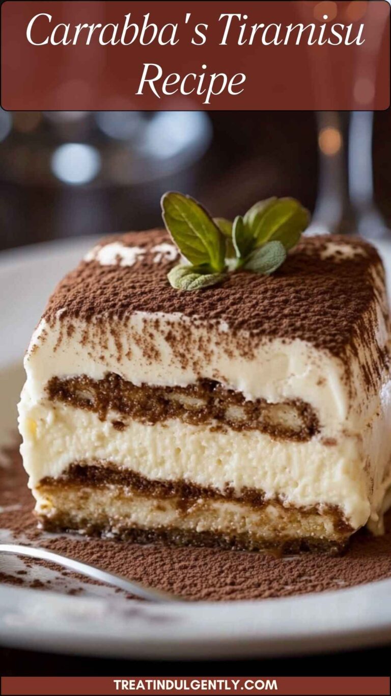 Carrabba's Tiramisu Recipe - Treat Indulgently