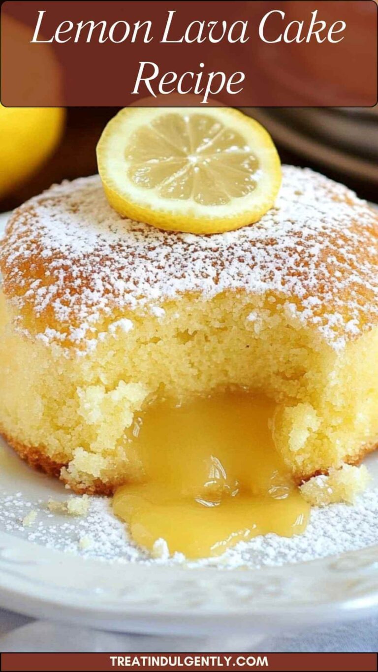 Lemon Lava Cake Recipe - Treat Indulgently