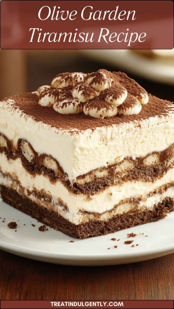 Olive Garden Tiramisu Recipe