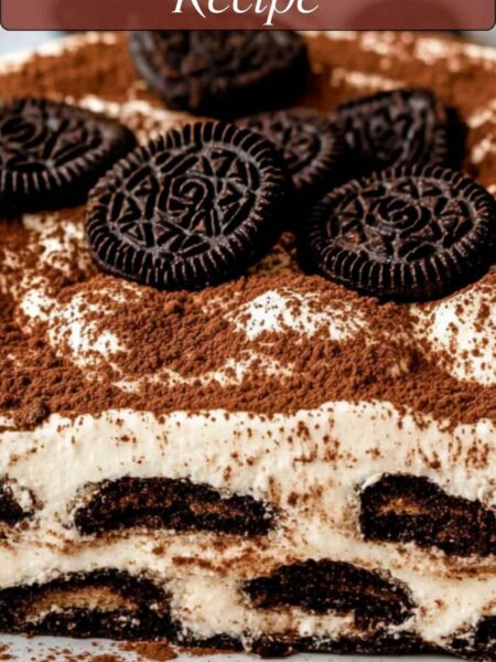 Oreo Tiramisu Recipe