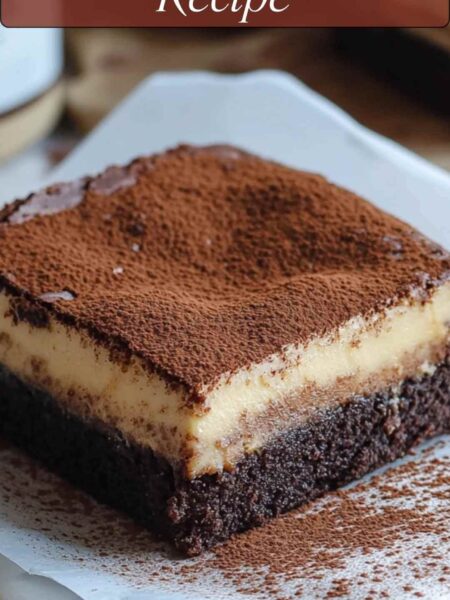 Tiramisu Brownies Recipe