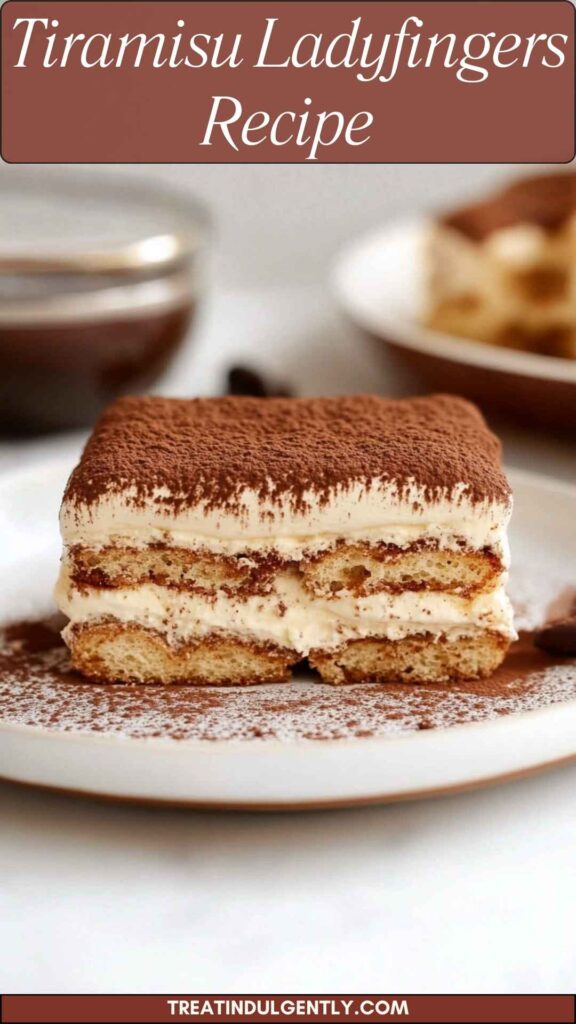 Tiramisu Ladyfingers Recipe