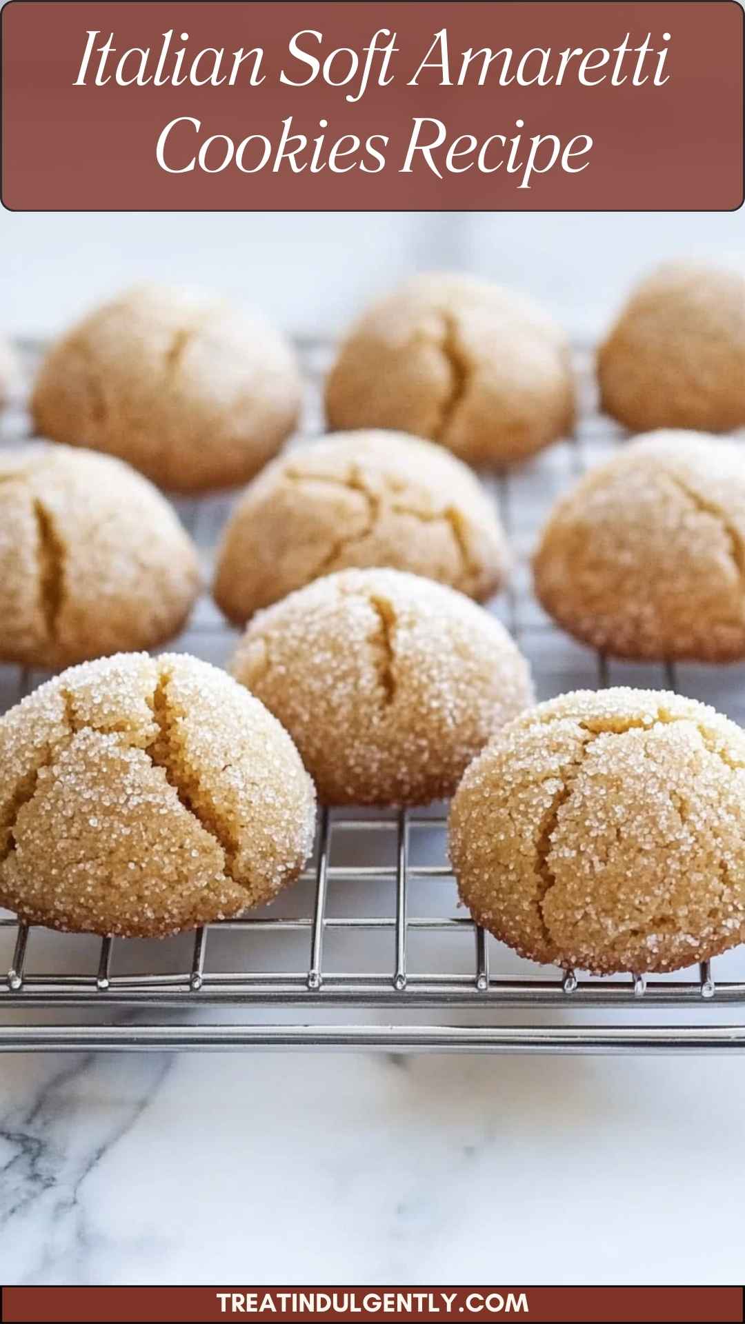 Italian Soft Amaretti Cookies Recipe Treat Indulgently