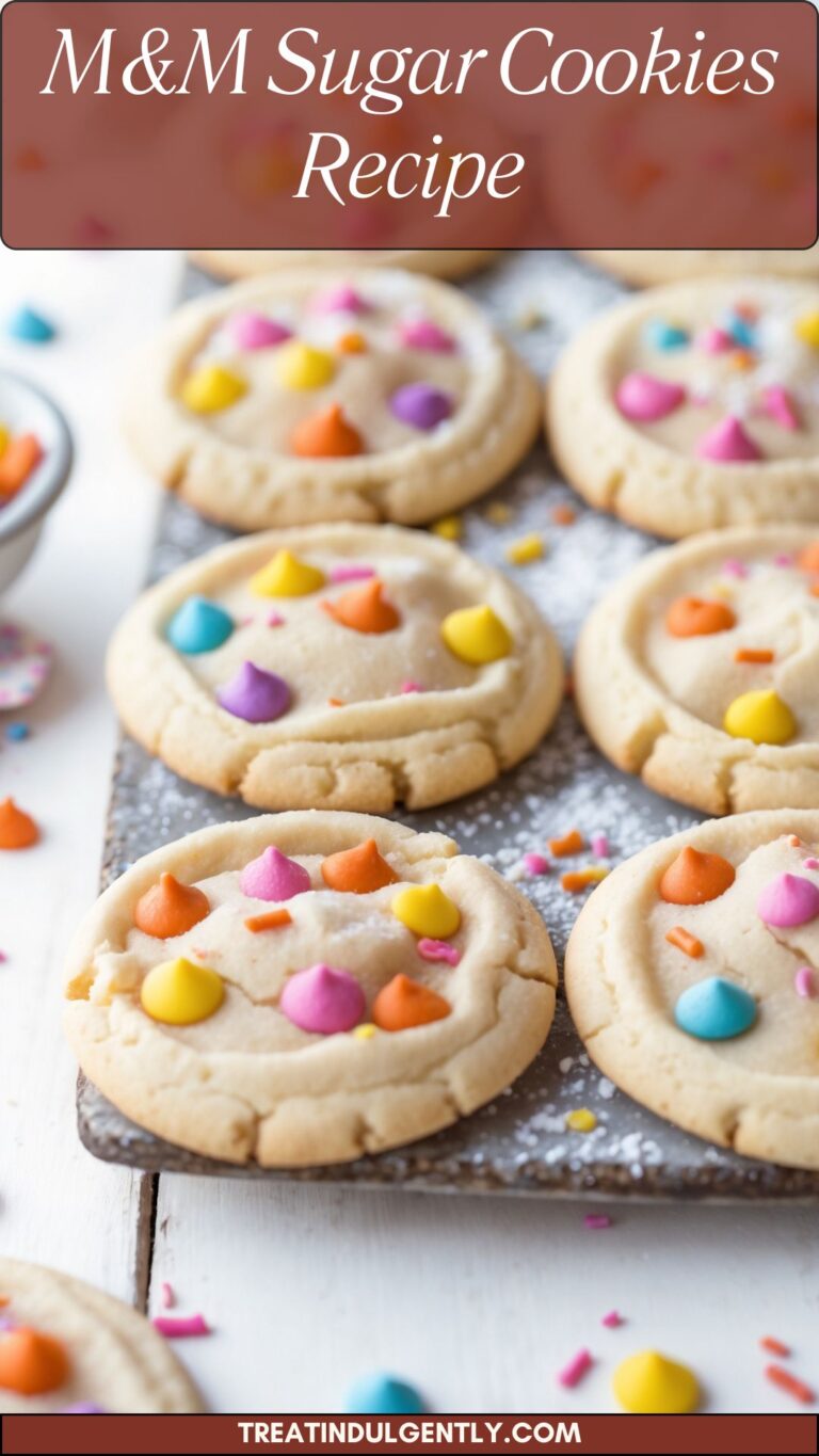 M&M Sugar Cookies Recipe - Treat Indulgently