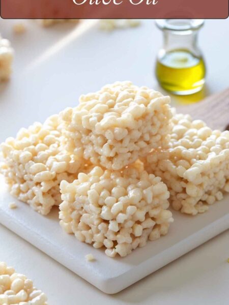 Rice Crispy Treats With Olive Oil