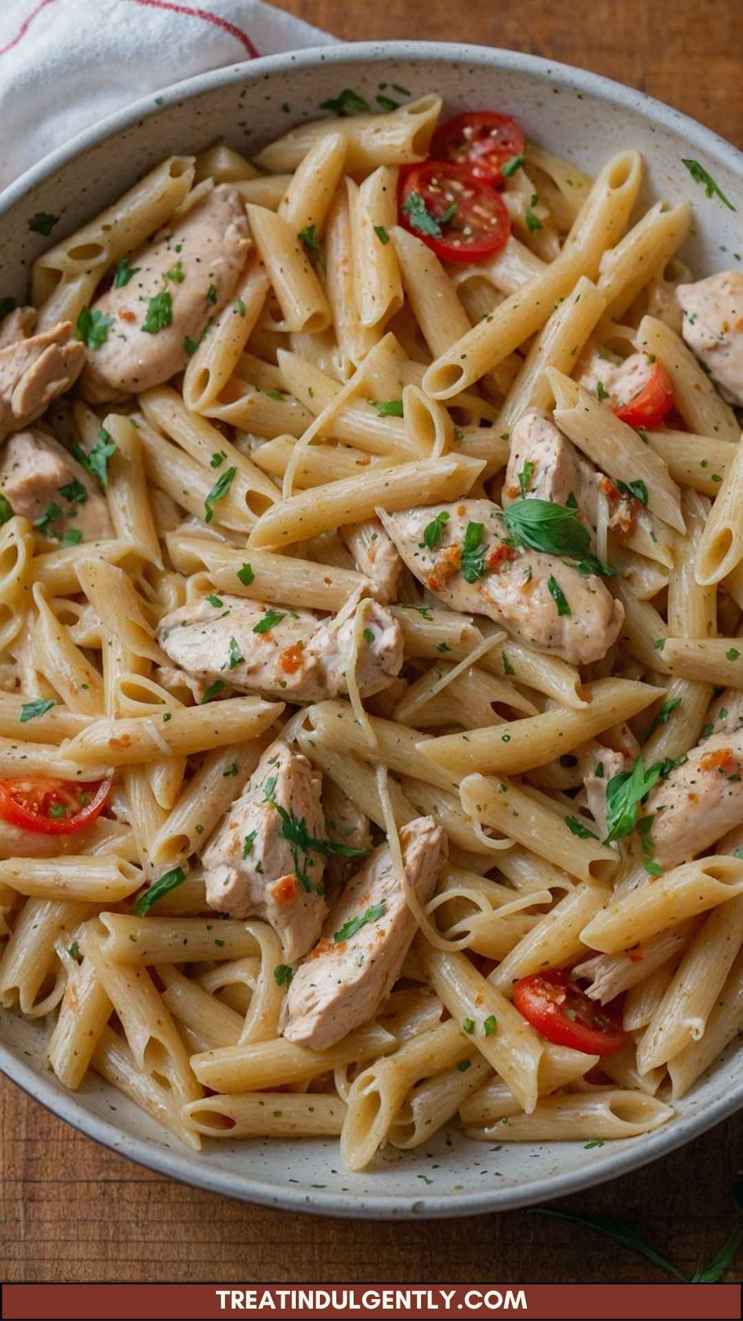 Best Creamy Garlic Chicken Pasta