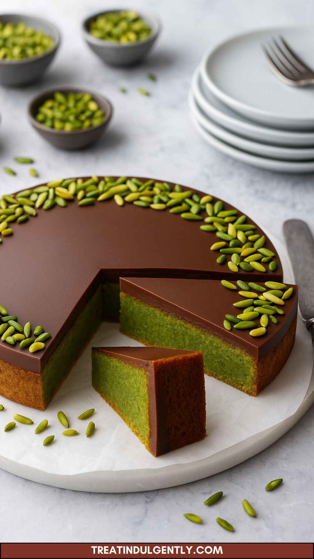 Best Flourless Pistachio Cake With Chocolate Ganache Recipe Best Flourless Pistachio Cake With Chocolate Ganache Recipe