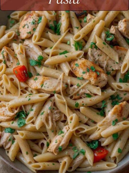 Creamy Garlic Chicken Pasta