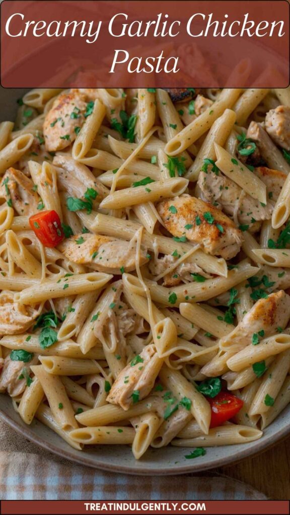 Creamy Garlic Chicken Pasta