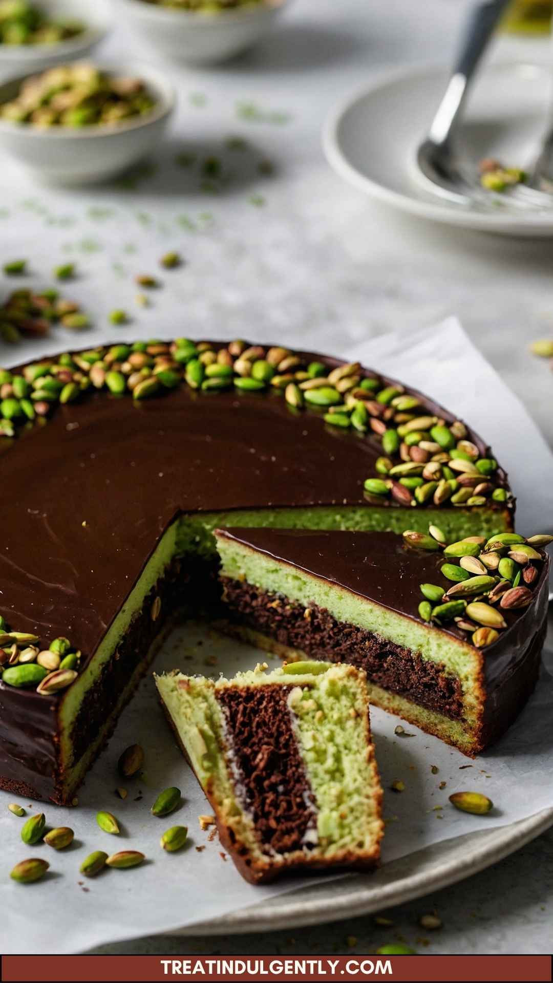 Flourless Pistachio Cake With Chocolate Ganache Copycat Recipe Flourless Pistachio Cake With Chocolate Ganache Copycat Recipe