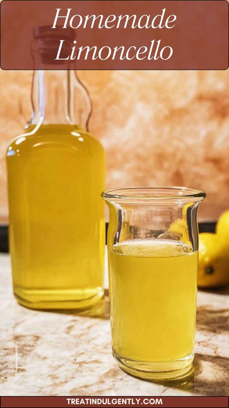 Homemade Limoncello - Treat Indulgently