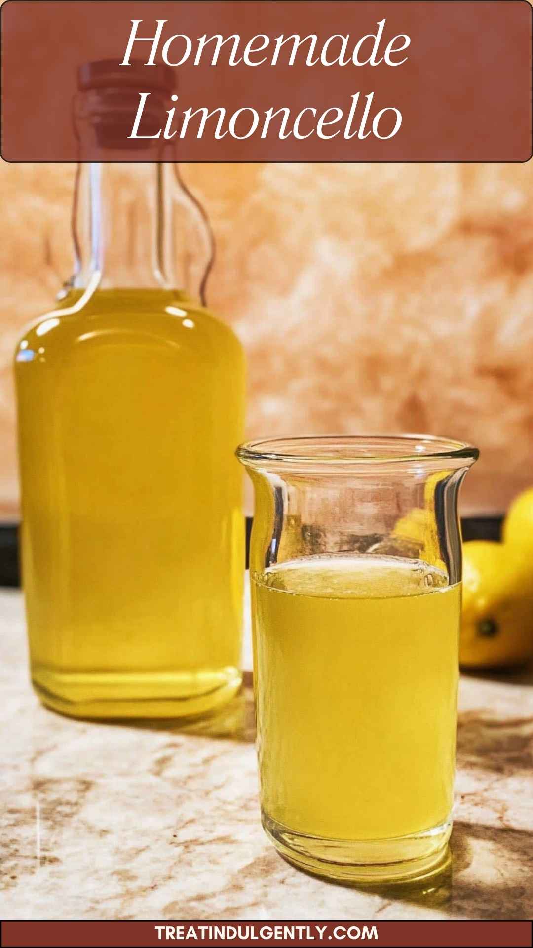 Homemade Limoncello Homemade Limoncello