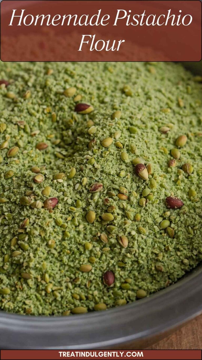 Homemade Pistachio Flour - Treat Indulgently