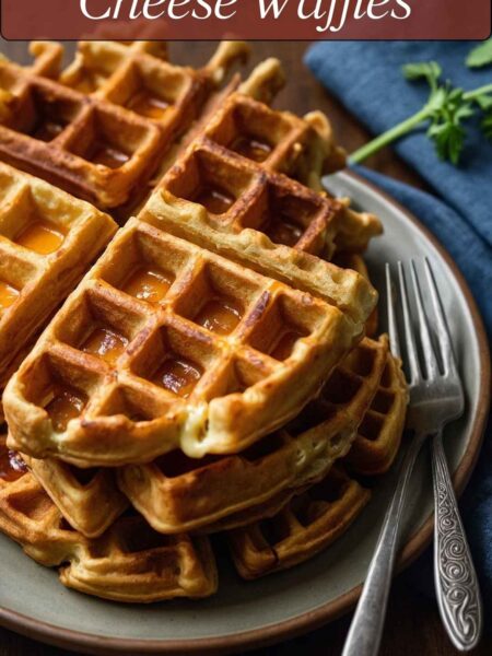 Savory Cheddar Cheese Waffles