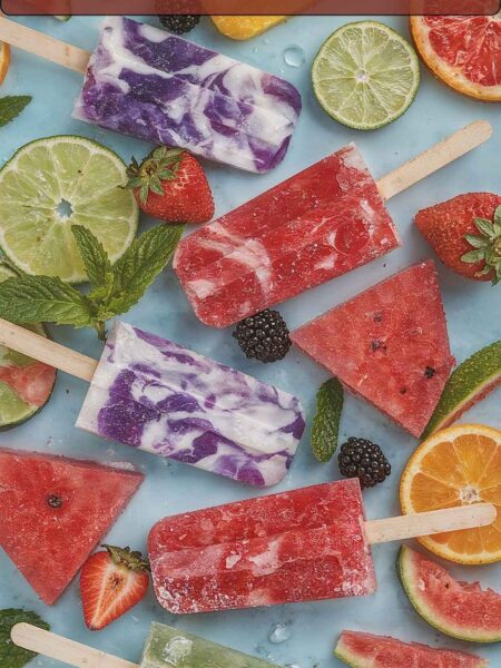 Homemade Fresh Fruit Freeze Pops Recipe