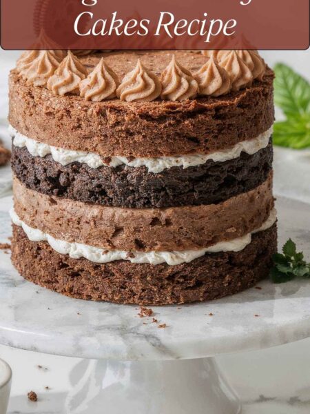 Mini Chocolate Cookie Dough Naked Layer Cakes Recipe