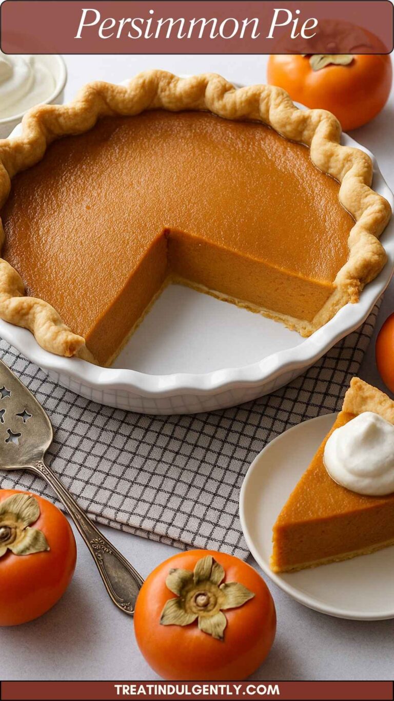 Persimmon Pie - Treat Indulgently
