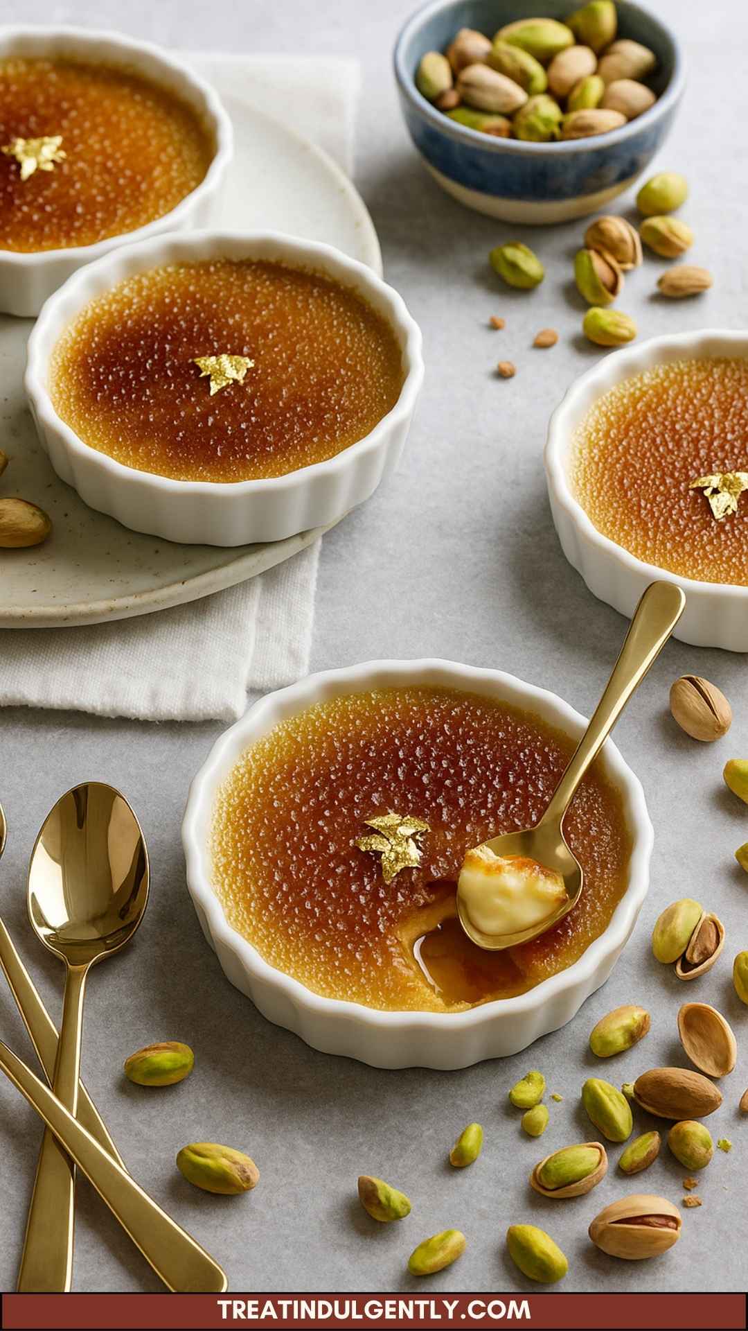 Pistachio Creme Brulee Copycat Recipe