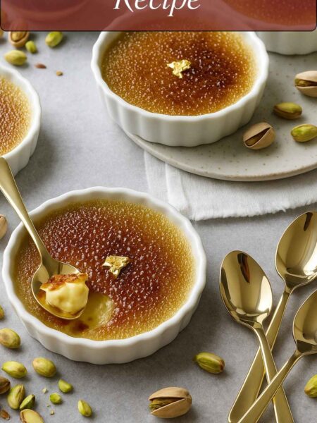 Pistachio Creme Brulee Recipe