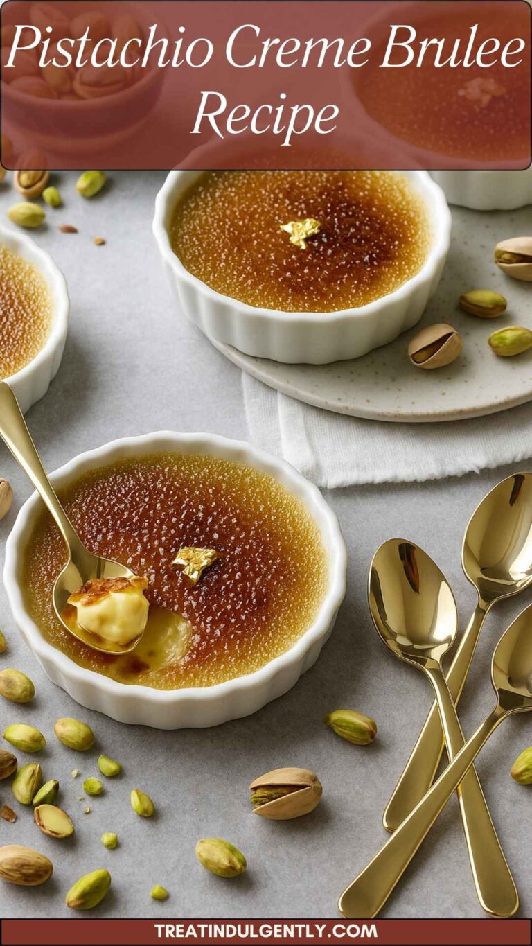 Pistachio Creme Brulee Recipe - Treat Indulgently