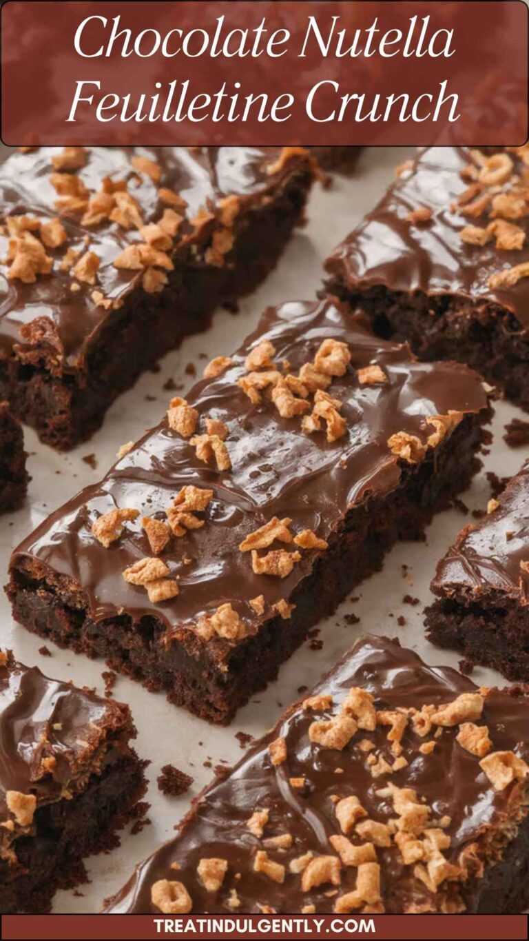 Chocolate Nutella Feuilletine Crunch - Treat Indulgently