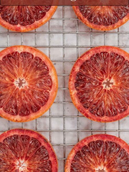 Homemade Candied Blood Orange Slices