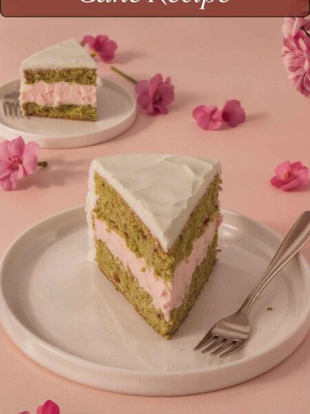 Sakura Matcha Mousse Cake Recipe