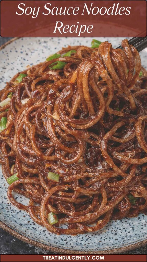 Soy Sauce Noodles Recipe