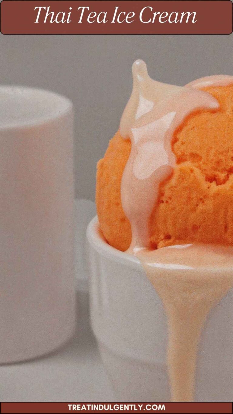Thai Tea Ice Cream - Treat Indulgently
