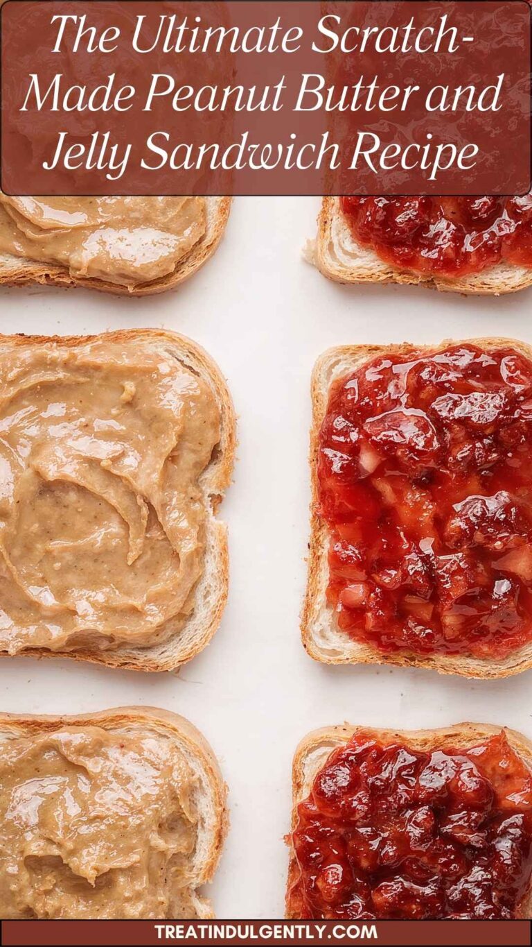 The Ultimate Scratch-Made Peanut Butter and Jelly Sandwich Recipe - Treat Indulgently