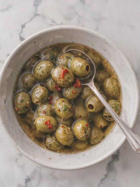 Warm Sautéed Olives