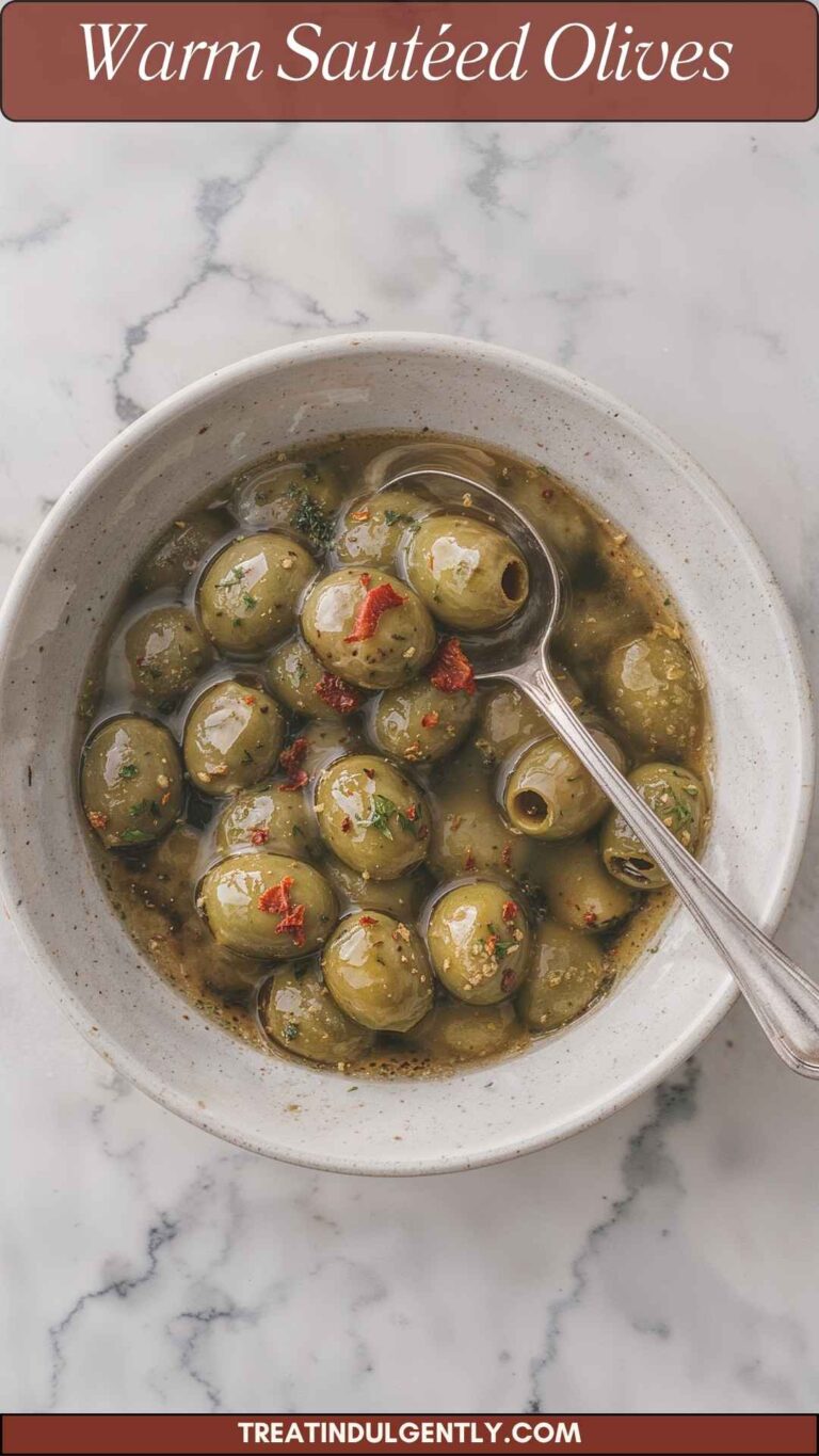 Warm Sautéed Olives - Treat Indulgently