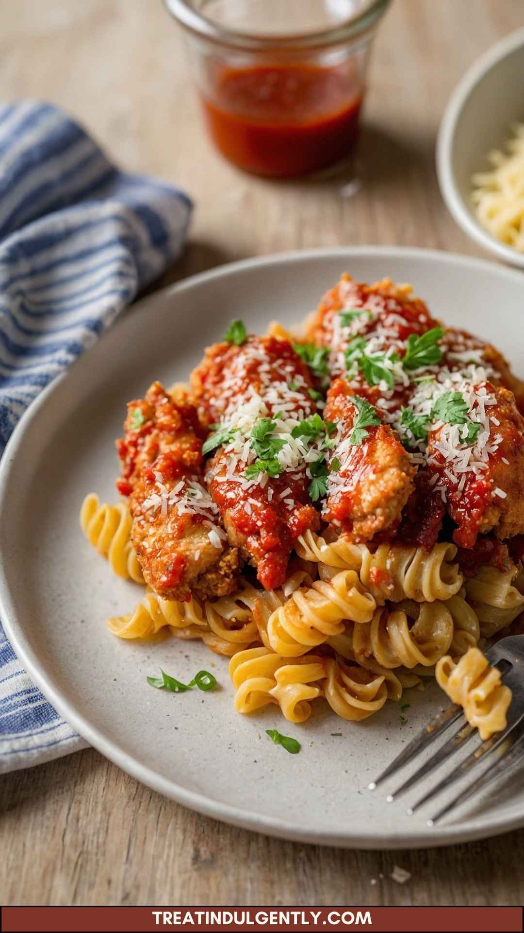Best Cheesy Chicken Parmesan Pasta Bake Best Cheesy Chicken Parmesan Pasta Bake