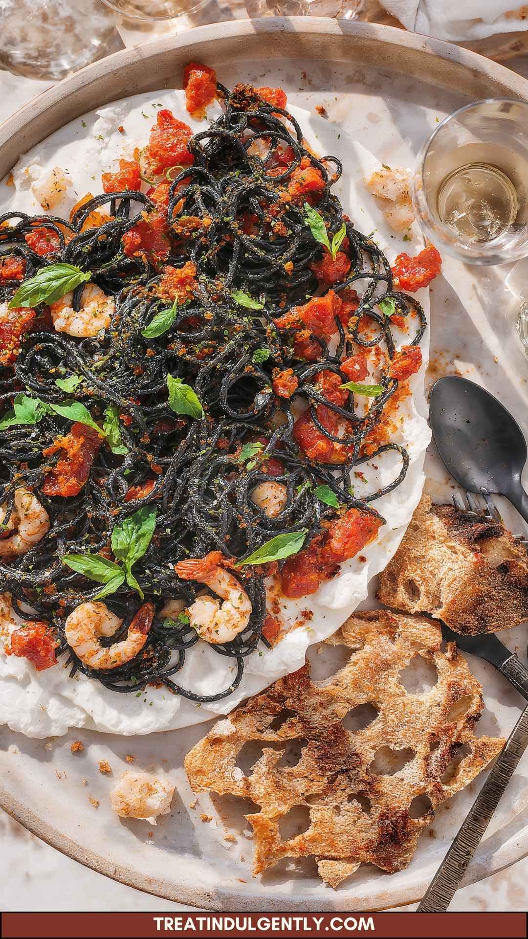 Best Spicy Squid Ink Fettuccine Best Spicy Squid Ink Fettuccine