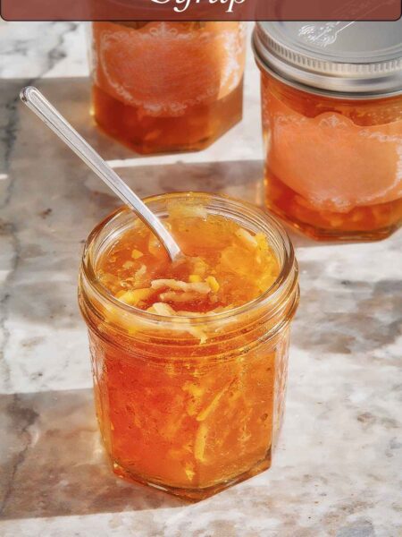 Candied Orange Peel in Syrup