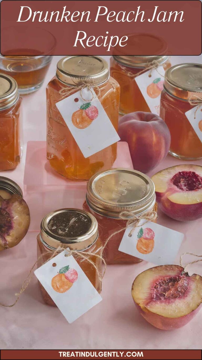 Drunken Peach Jam Recipe – Treat Indulgently