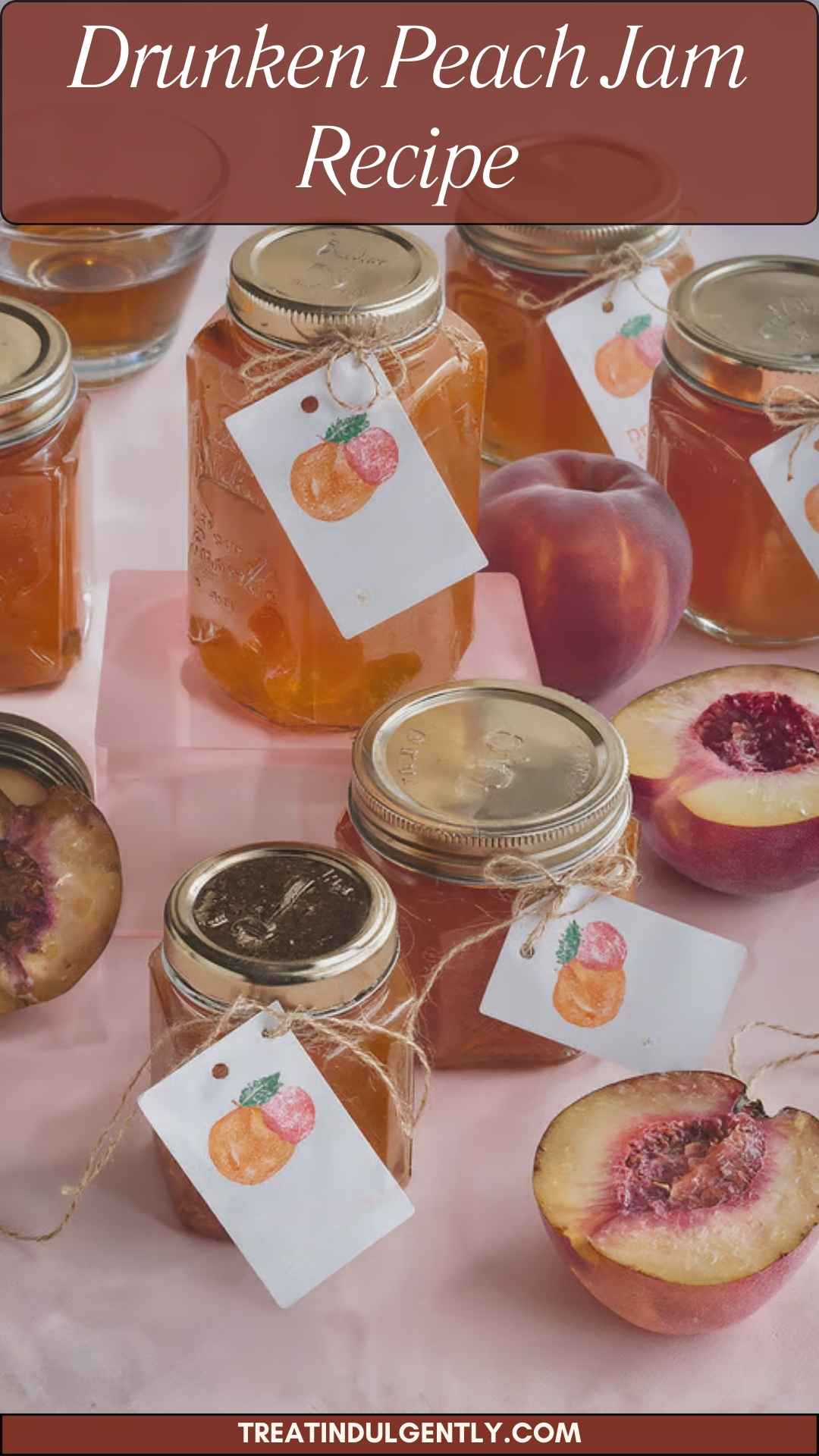 Drunken Peach Jam Recipe Drunken Peach Jam Recipe