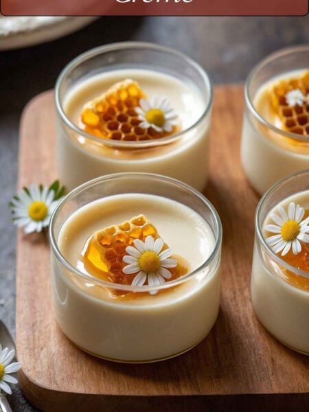 Honey Vanilla Pots de Crème