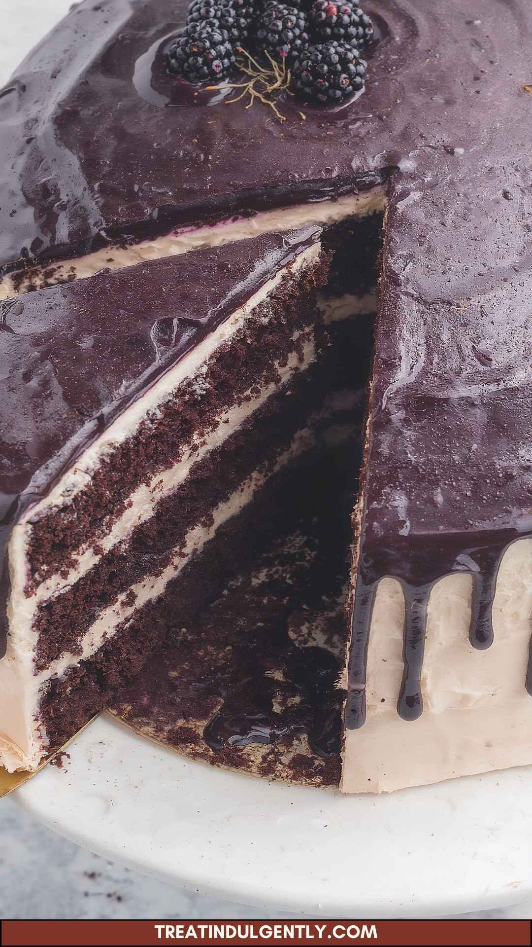 How to Make Blackberry Red Wine Chocolate Cake How to Make Blackberry Red Wine Chocolate Cake