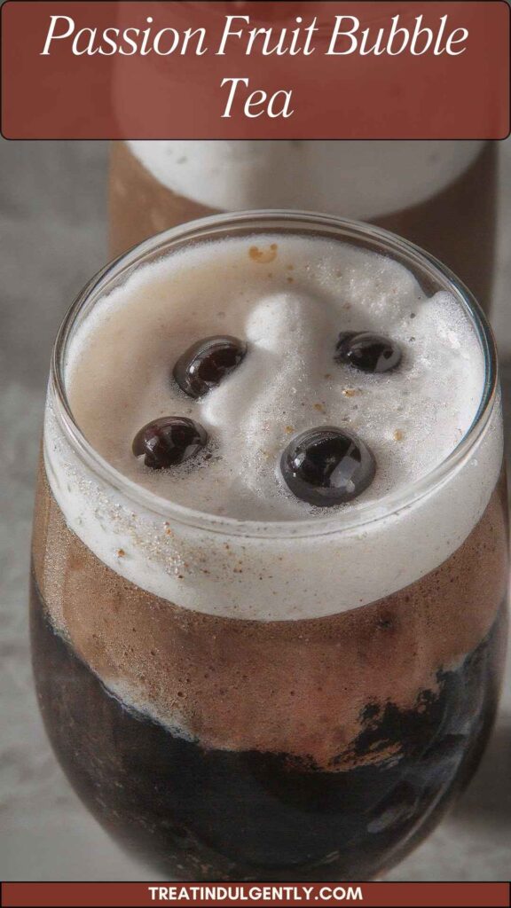 Passion Fruit Bubble Tea