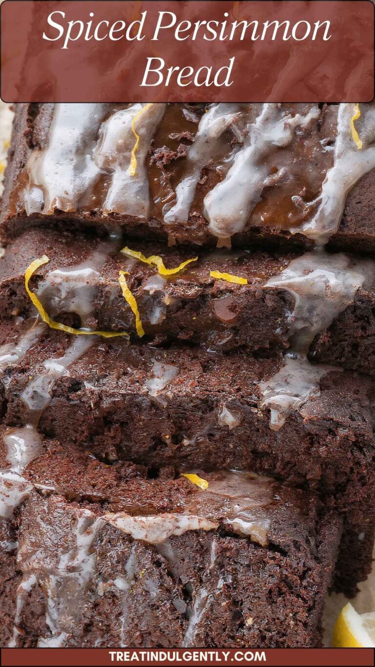 Spiced Persimmon Bread - Treat Indulgently